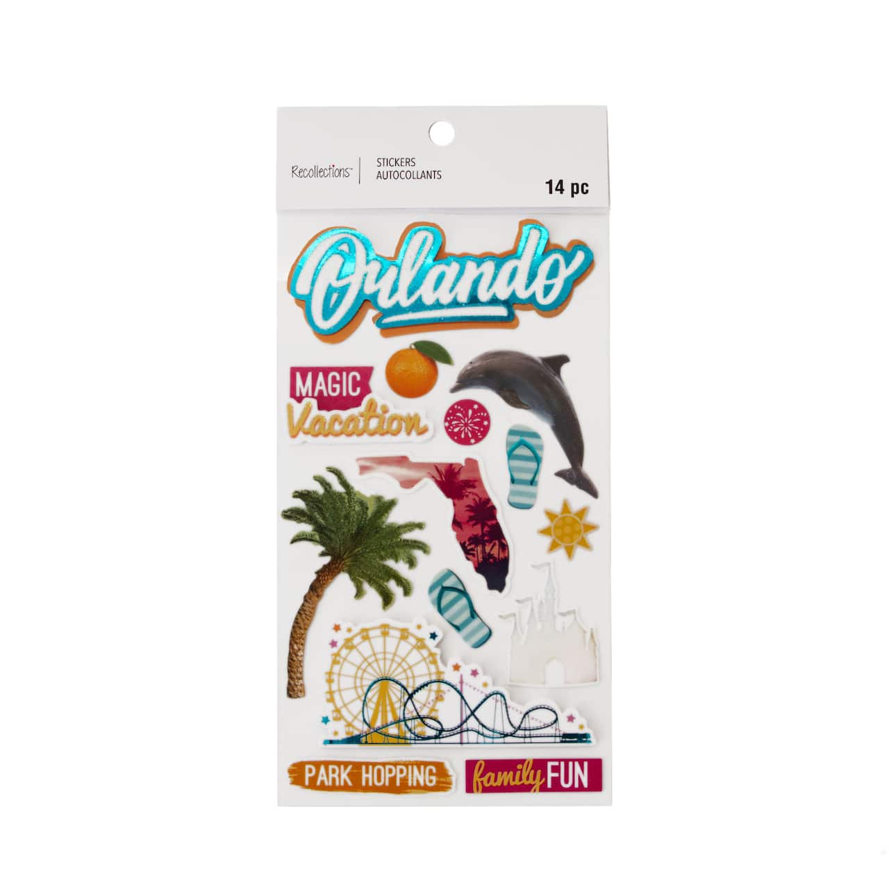 12 Pack: Orlando Stickers by Recollections™